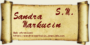 Sandra Markučin vizit kartica